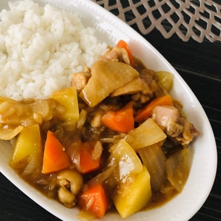 定番野菜で☆セミドライチキンカレー